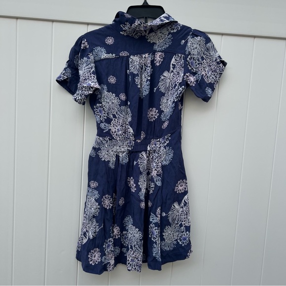 Free people blue floral mini dress - Picture 2 of 4